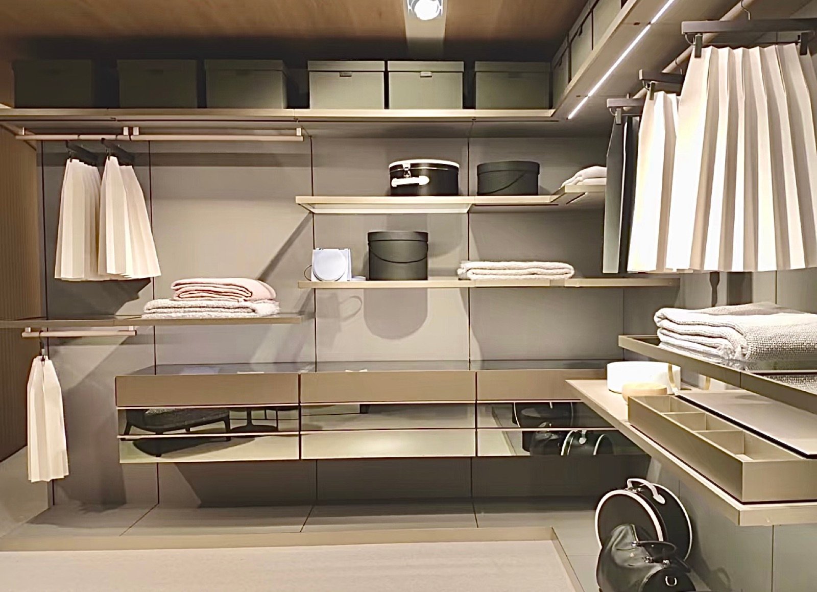 Khadijah — open shelving elevation