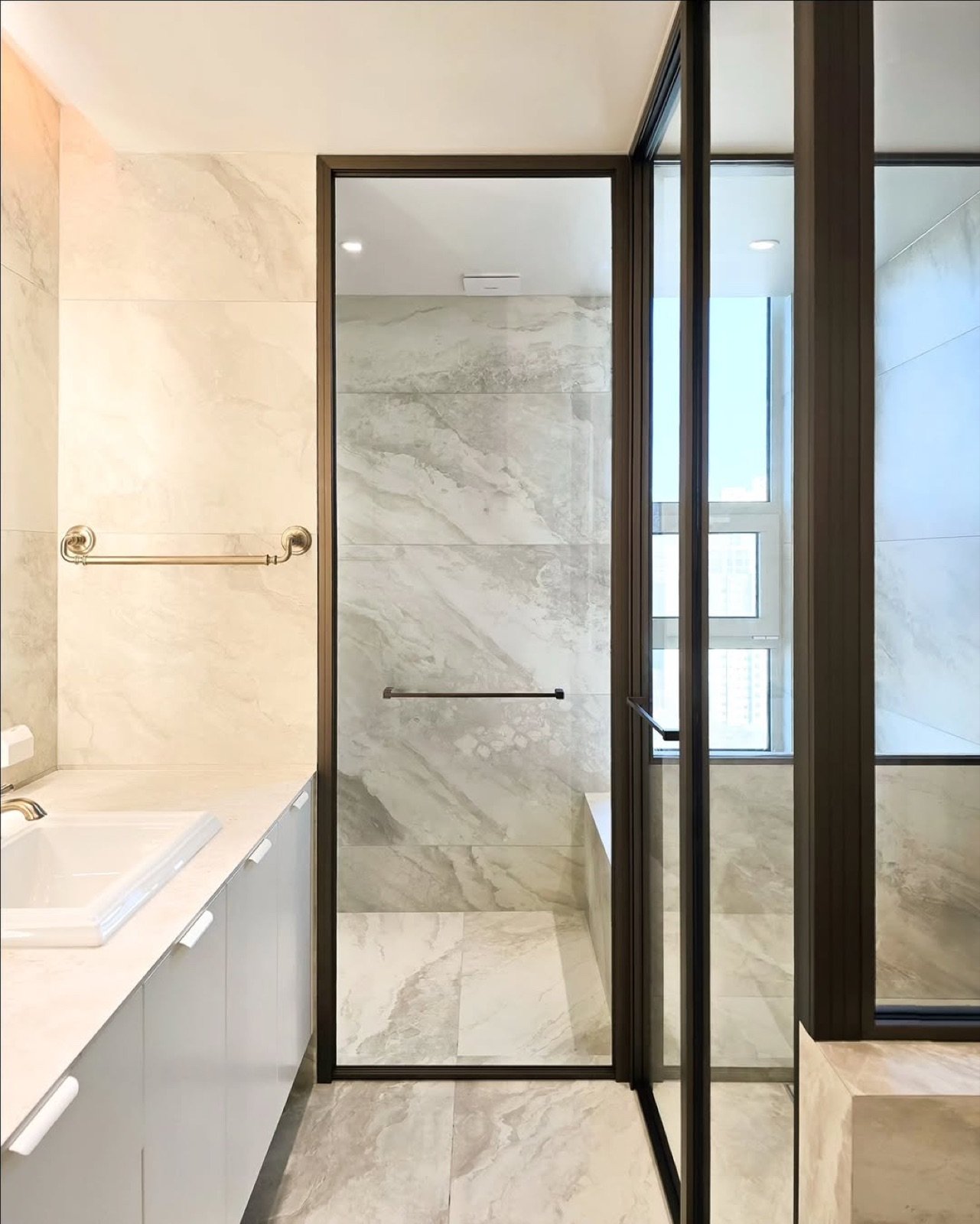 Installed in a wet room